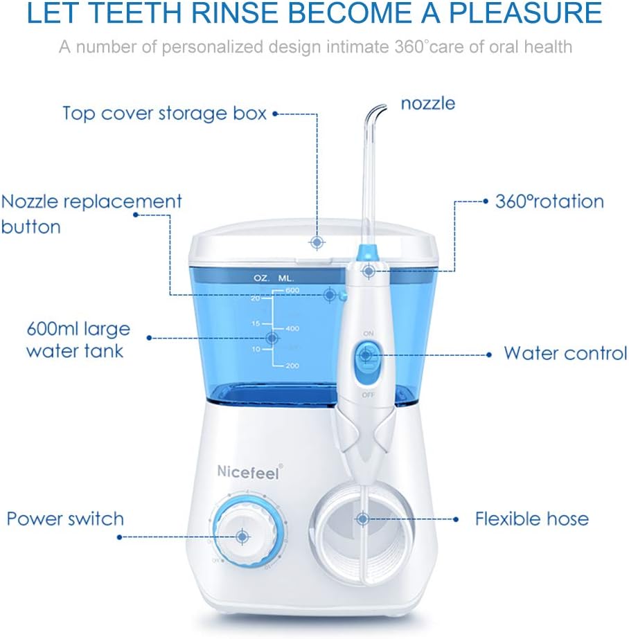 Irrigador Dental TUREWELL 600 ML