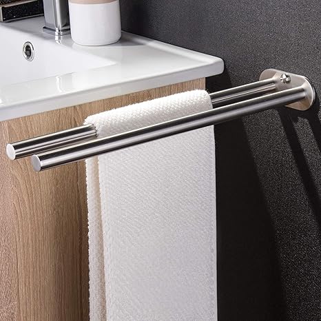 Toallero de acero inoxidable 40 cm