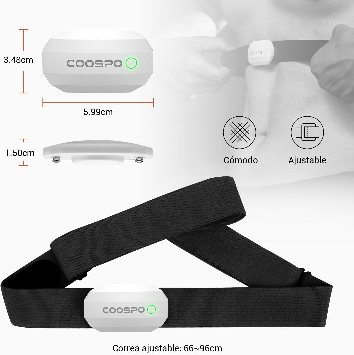 Sensor Frecuencia Cardíaca COOSPO