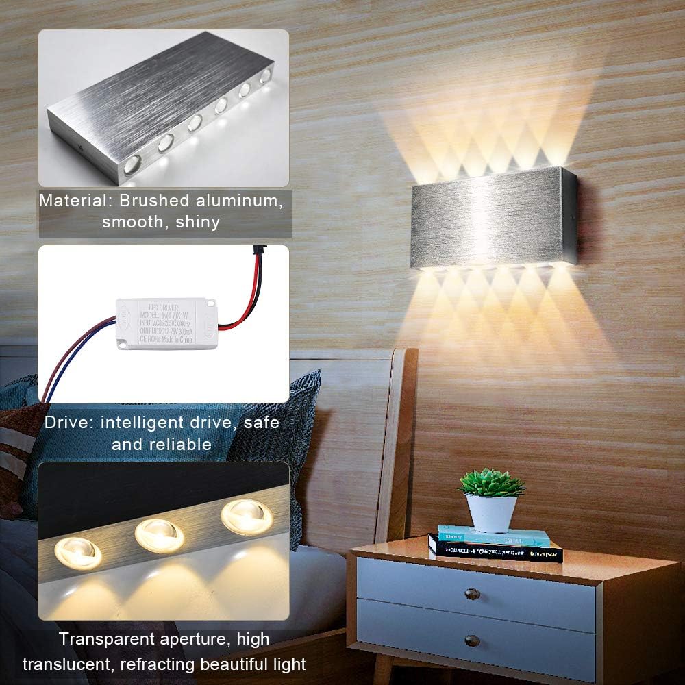 Aplique LED Moderno 24W Blanco