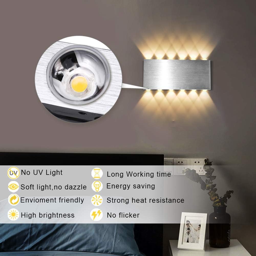 Aplique LED Moderno 24W Blanco