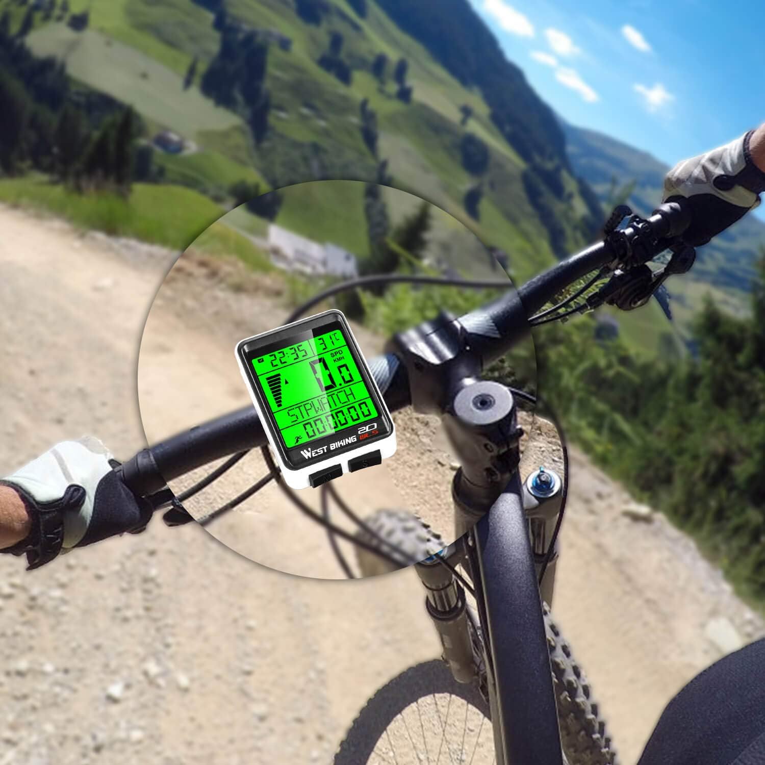 Odómetro Inalámbrico para Bicicleta