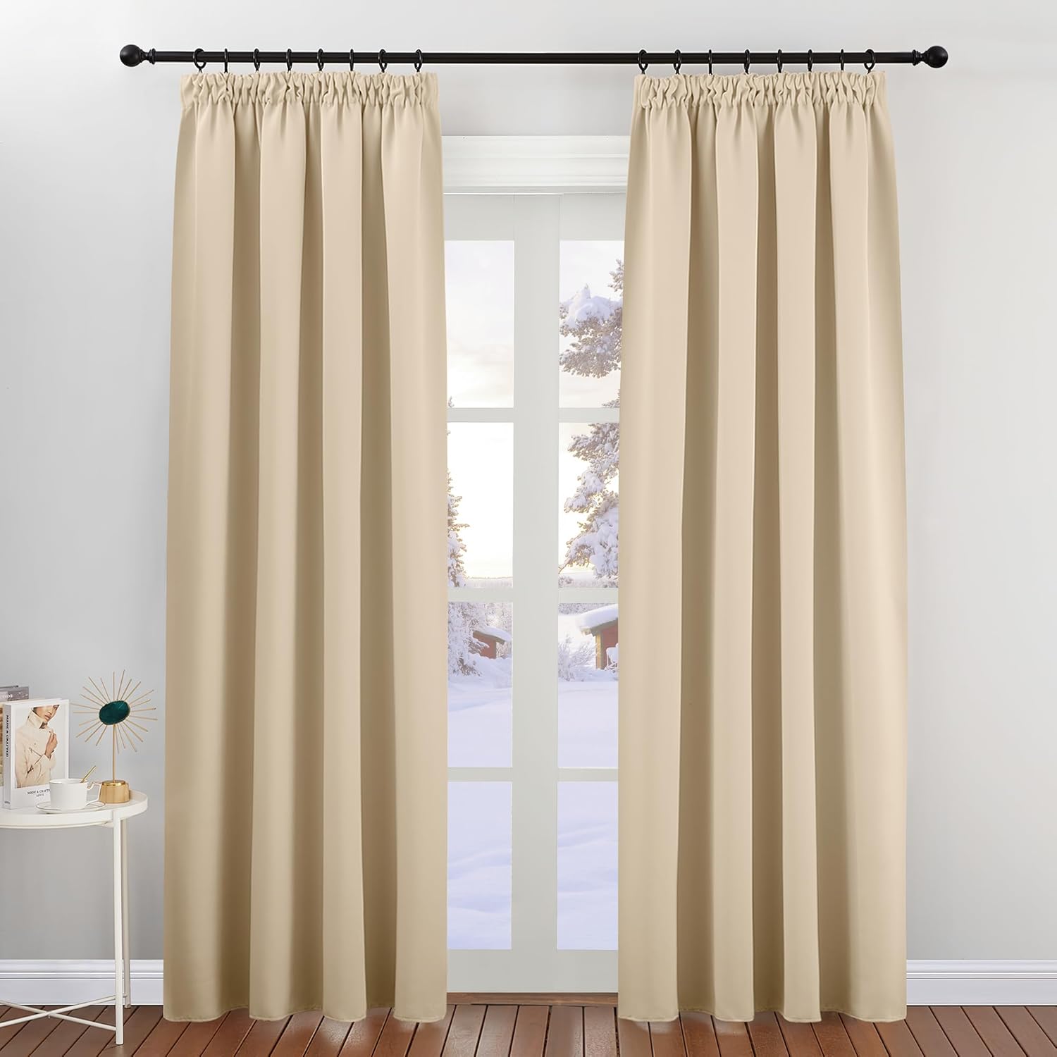 Cortinas Opacas 140x200 Beige