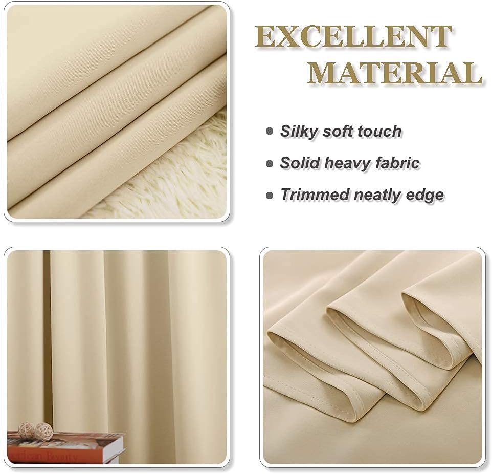 Cortinas Opacas 140x200 Beige