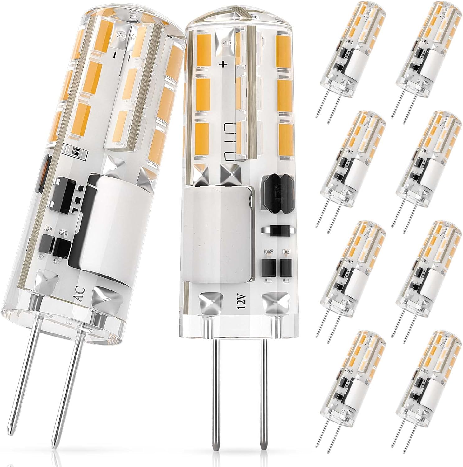 Bombilla LED G4 1.2W 3000K 10u