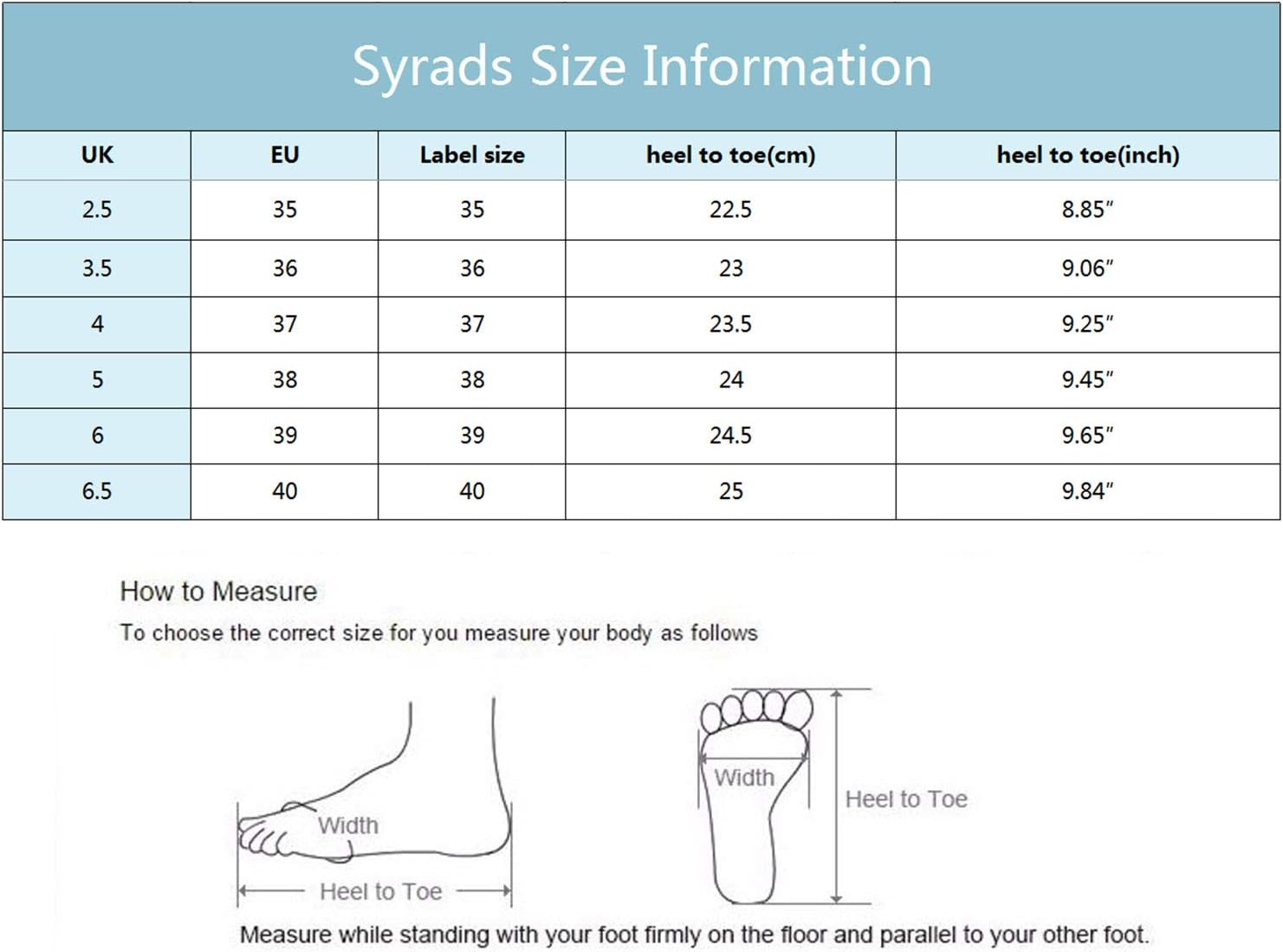Zapatos de baile Syrads mujer