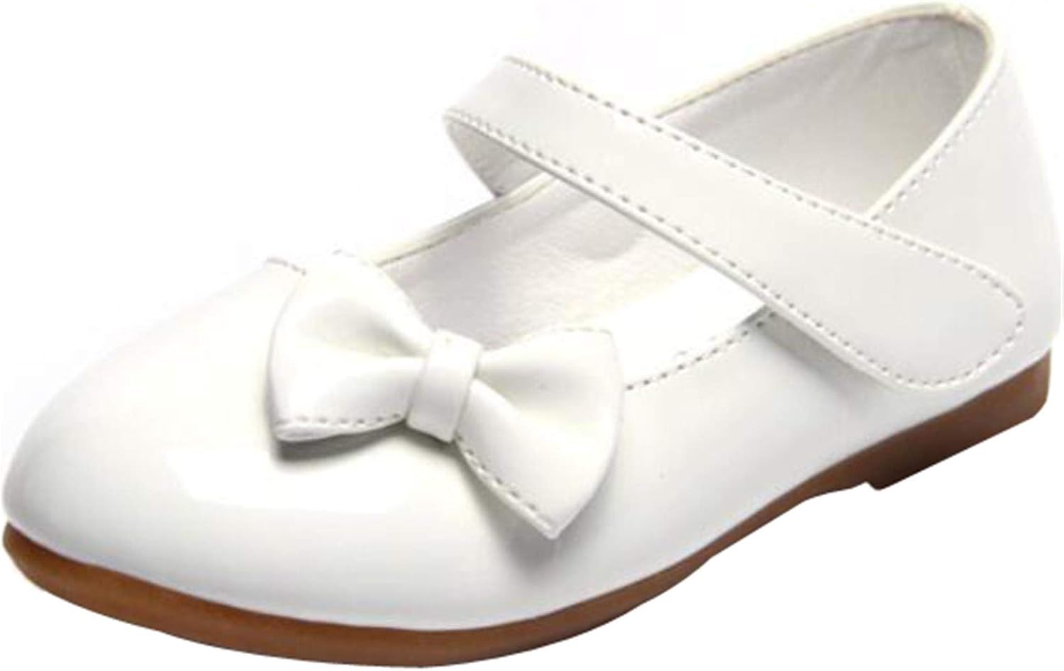 Zapatos de cuero niña blancos