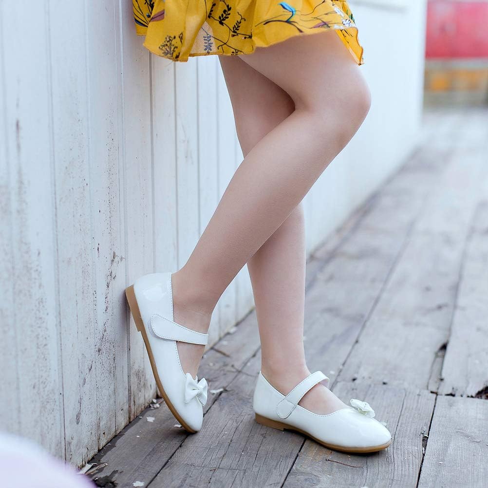Zapatos de cuero niña blancos
