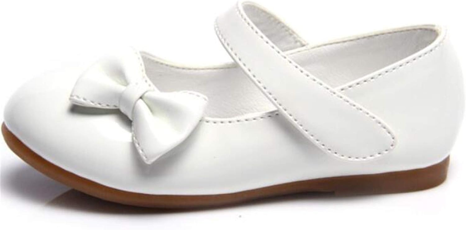 Zapatos de cuero niña blancos