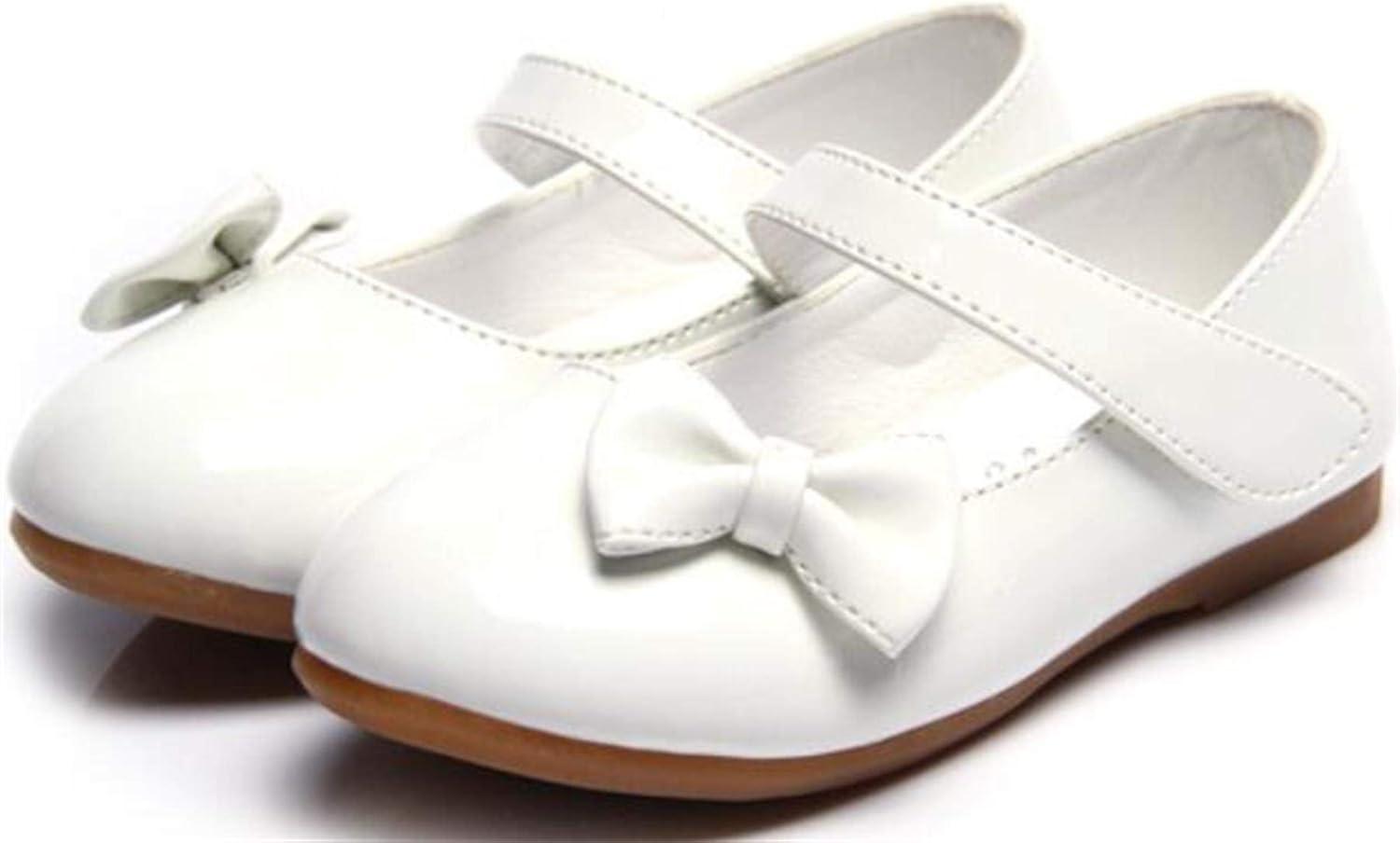 Zapatos de cuero niña blancos