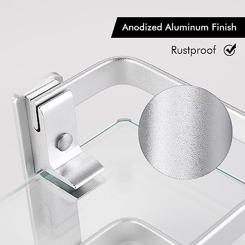 Estantería de baño cristal 8mm