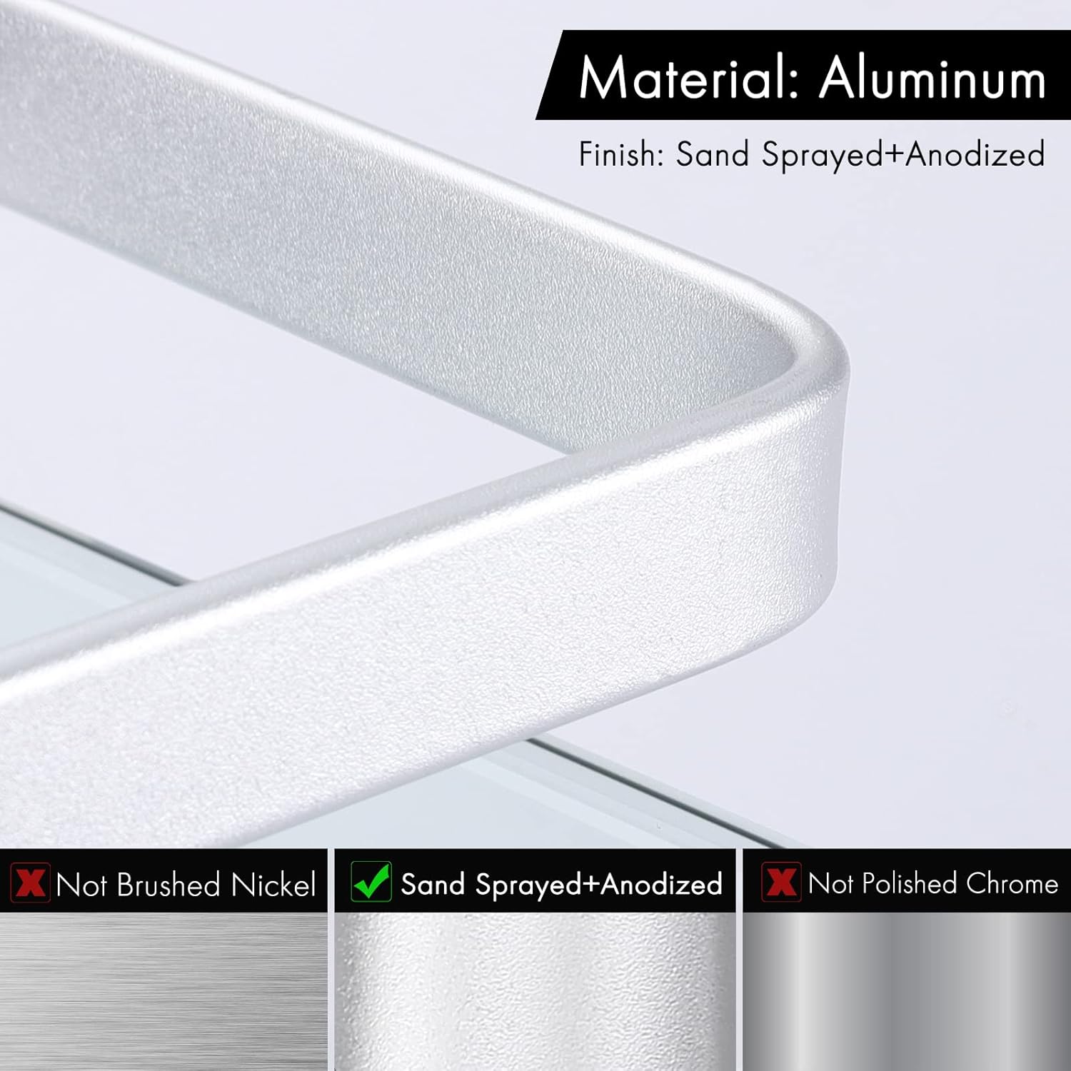 Estantería de baño cristal 8mm