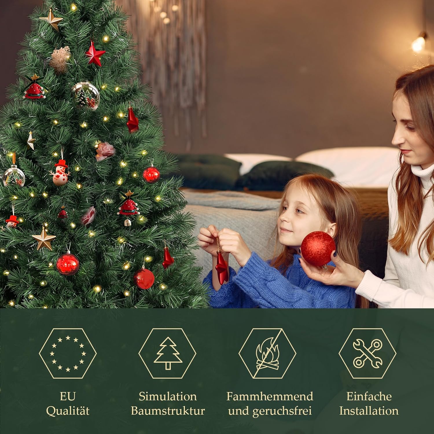 Árbol de Navidad Artificial 120 cm