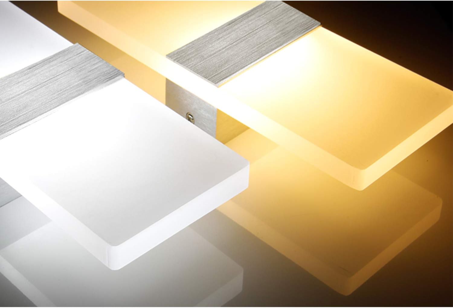 Lámpara LED moderna 12W plata