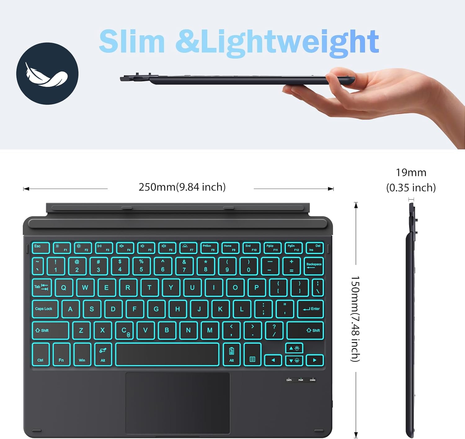 Teclado Bluetooth MoKo para Surface