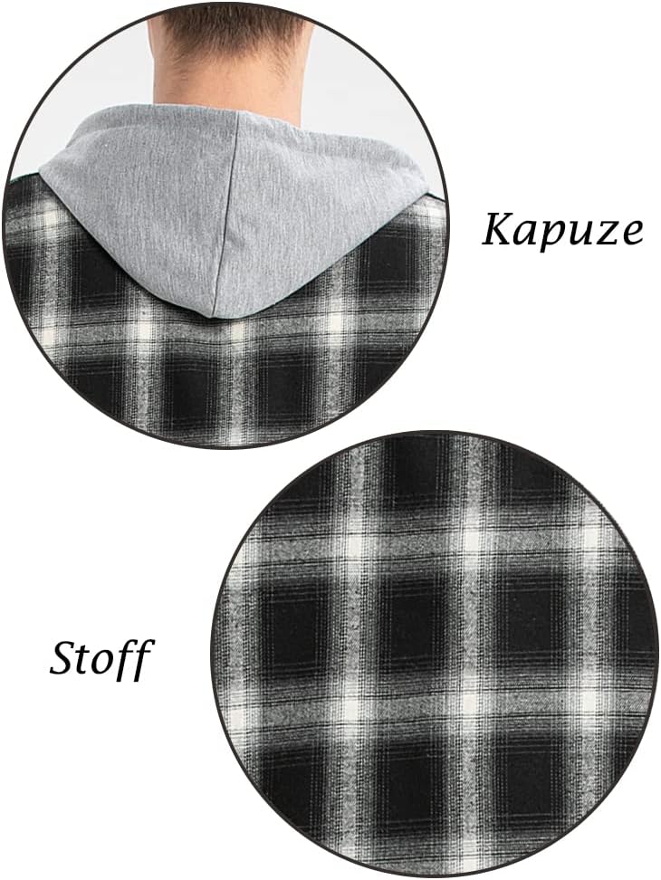 Camisa Franela Hombre con Capucha
