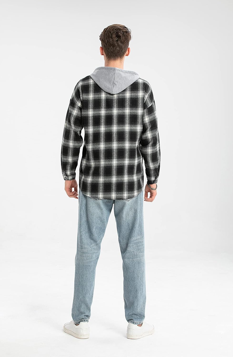Camisa Franela Hombre con Capucha