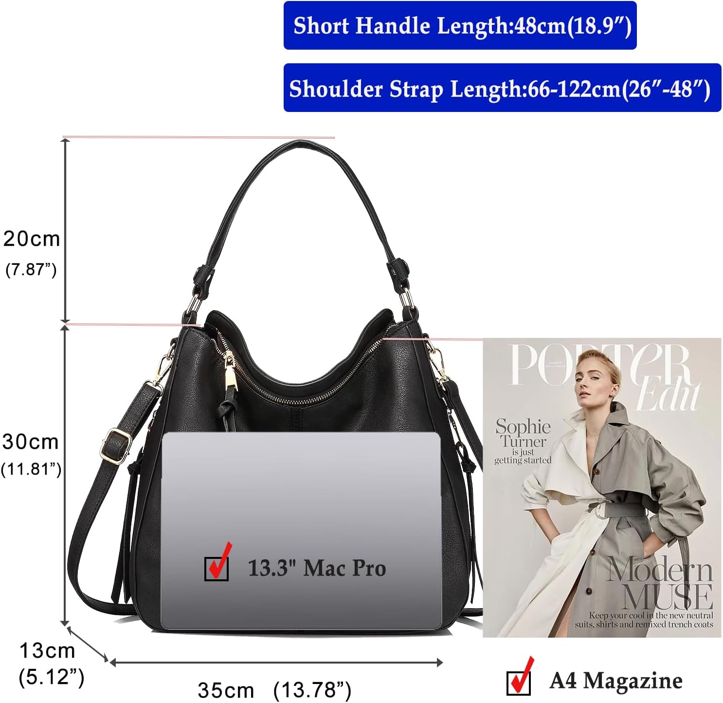 Bolso Bandolera Mujer Set 3 Piezas