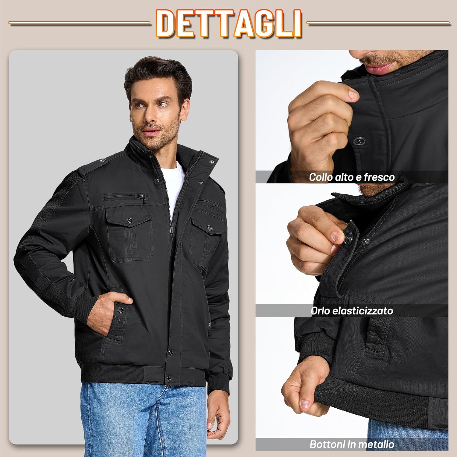 Chaqueta Militar de Invierno, Talla L