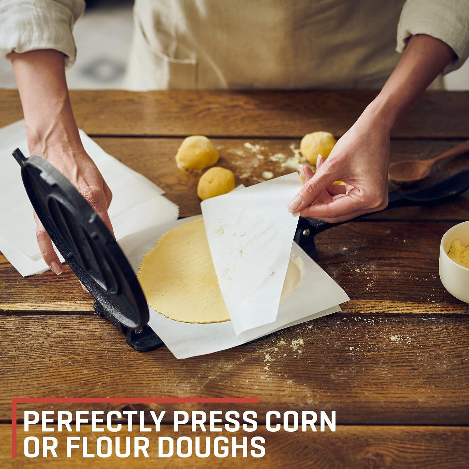 Prensa Tortillas Hierro Uno Casa