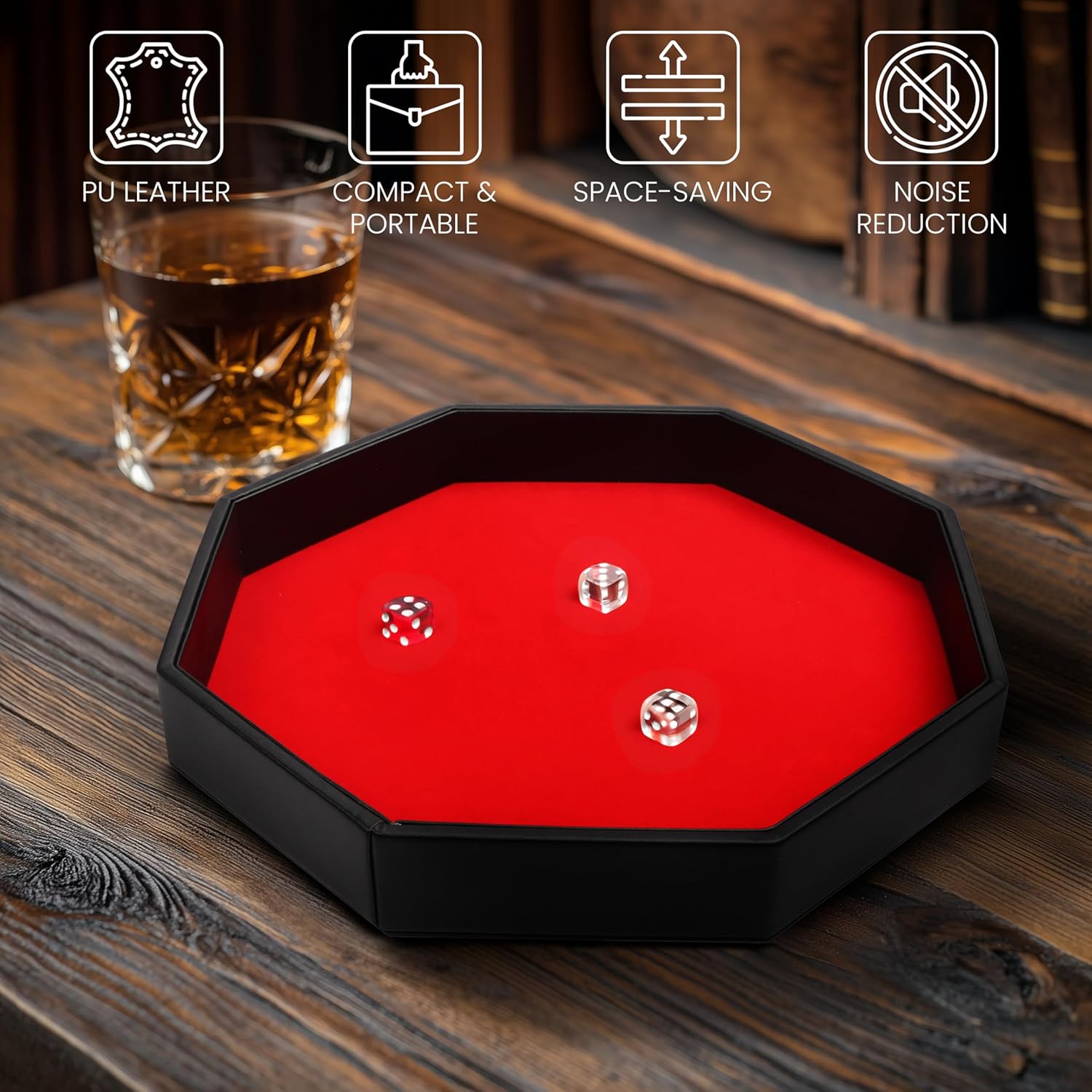 Bandeja de Dados Octagonal