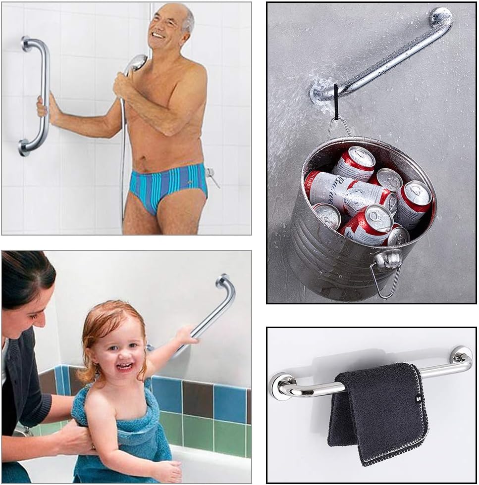 Barra de Apoyo Ducha Acero Inox.