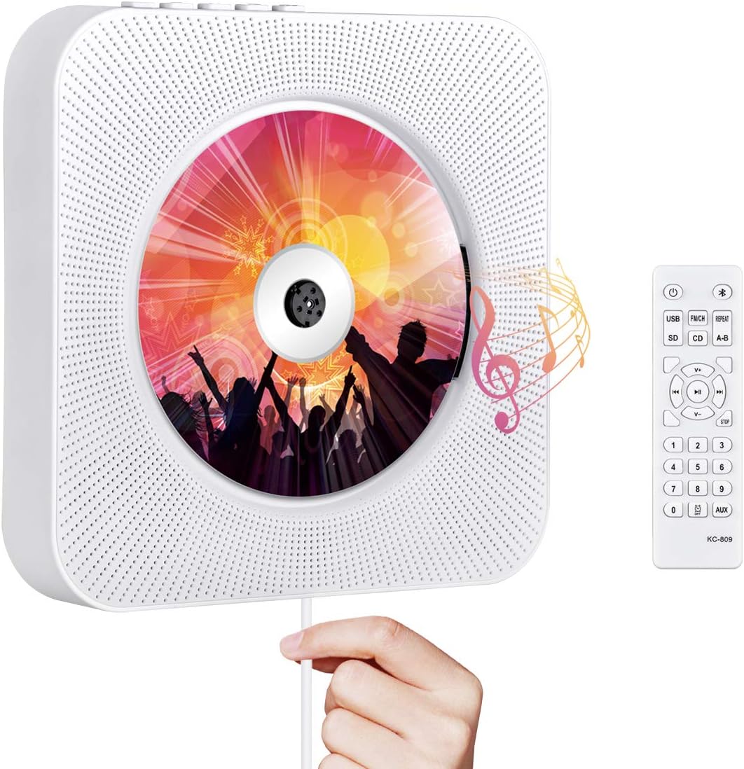 Reproductor CD Portátil Bluetooth