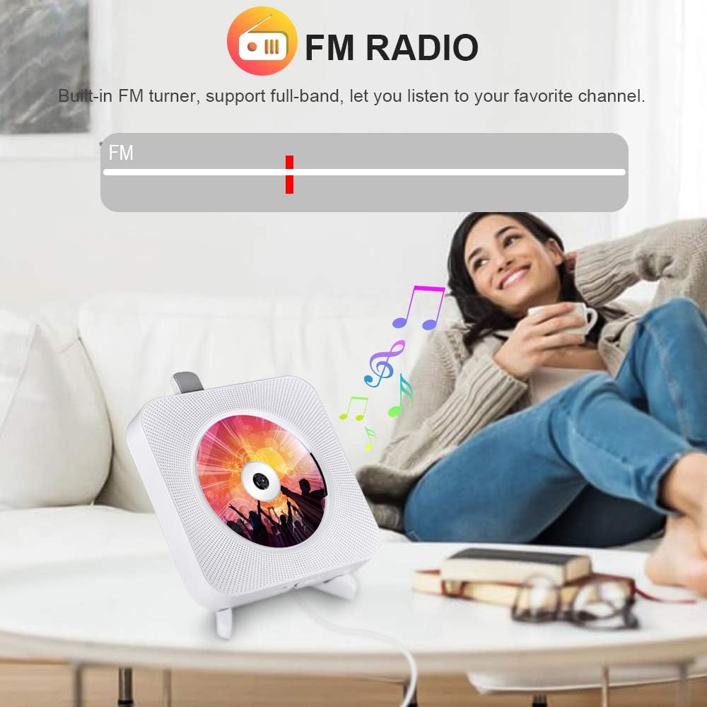 Reproductor CD Portátil Bluetooth