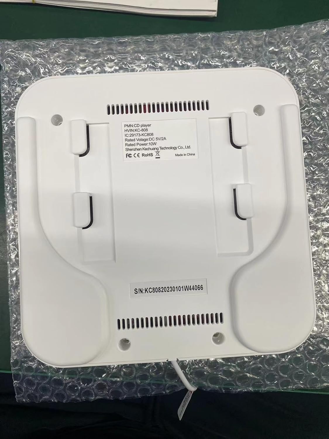 Reproductor CD Portátil Bluetooth