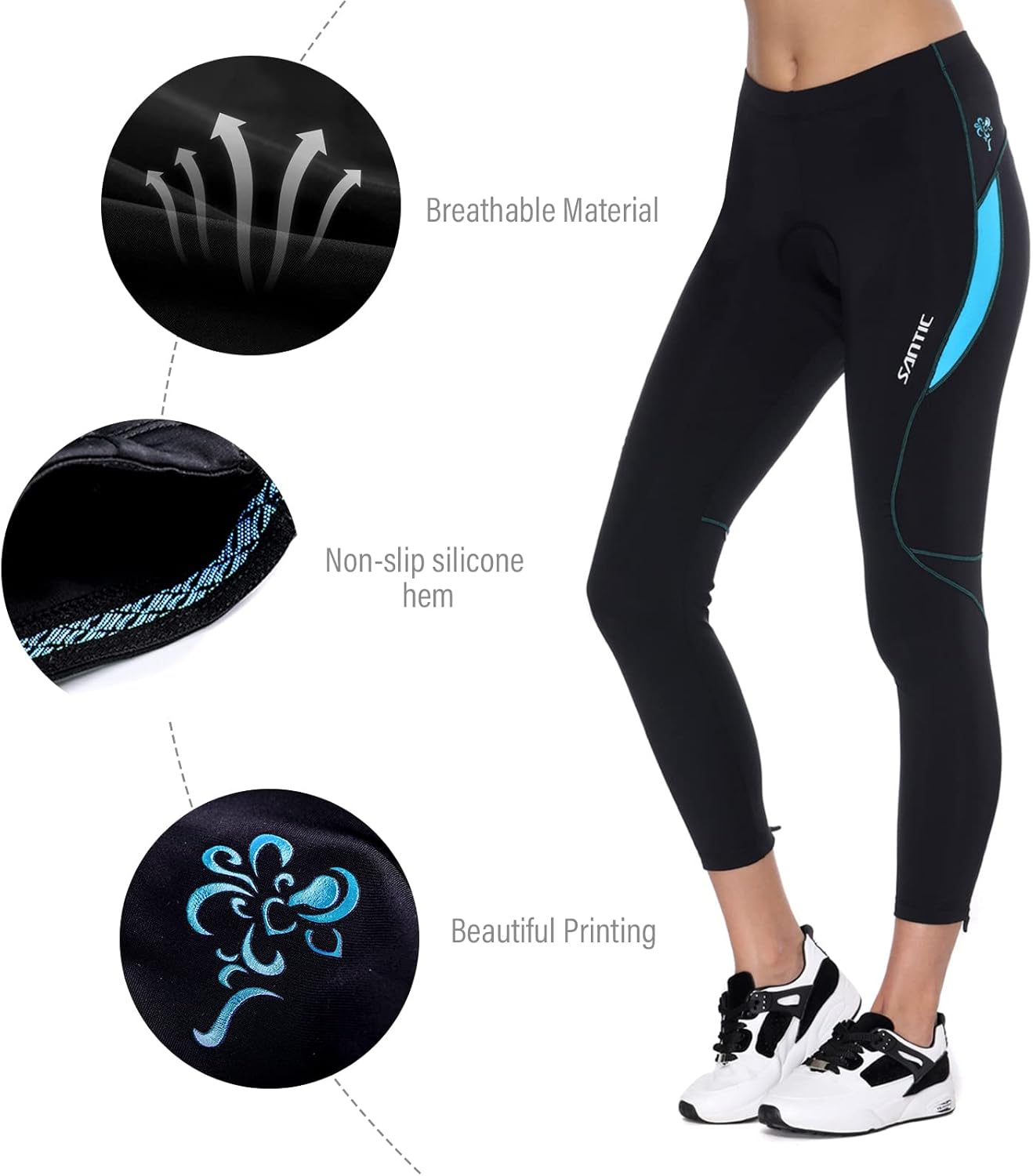 Culote Ciclismo Mujer Santic Parni