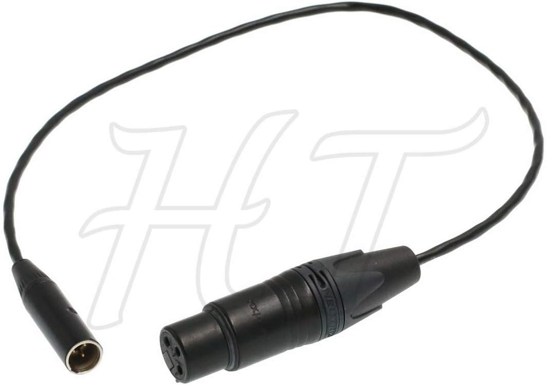 Cable XLR TA3M 30cm BMPCC 4K