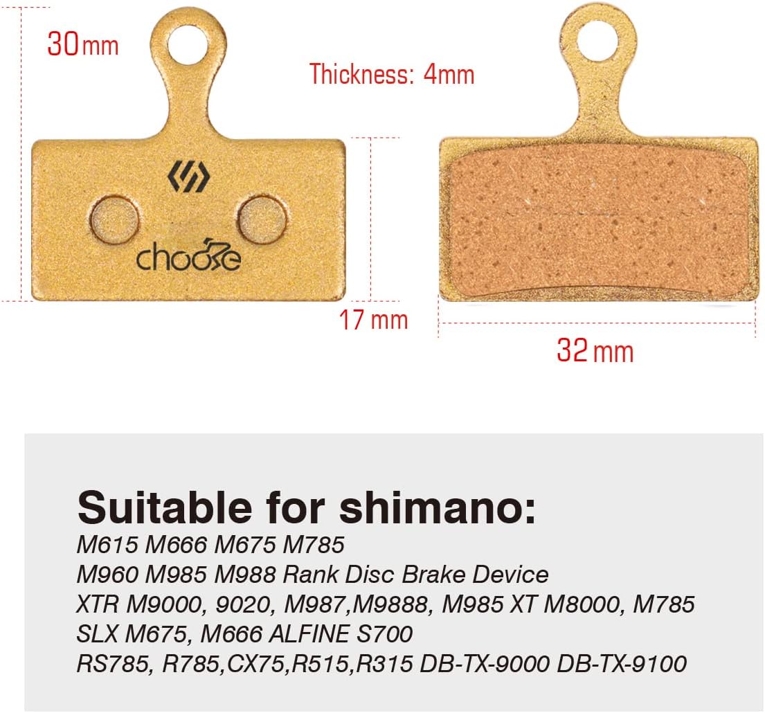 Pastillas Chooee para Shimano