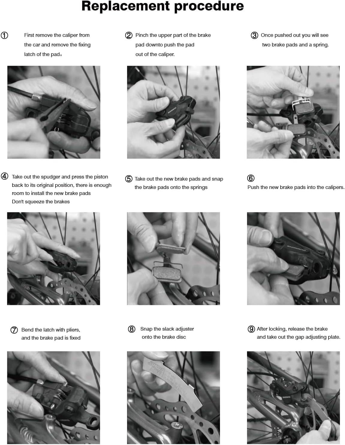 Pastillas Chooee para Shimano