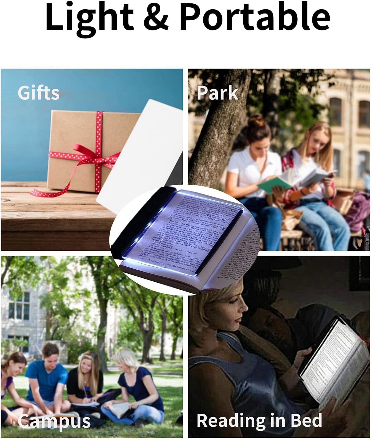 Lámpara de lectura LED portátil