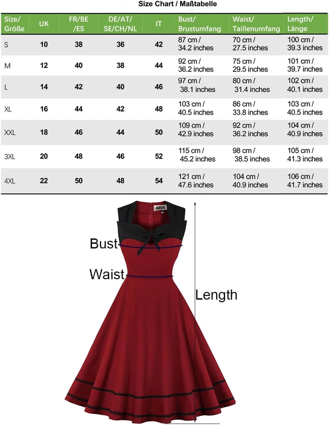 Vestido Vintage Elegante 50s