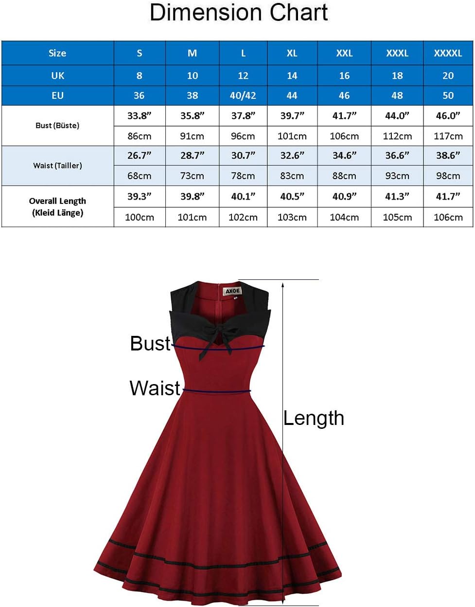Vestido Vintage Elegante 50s