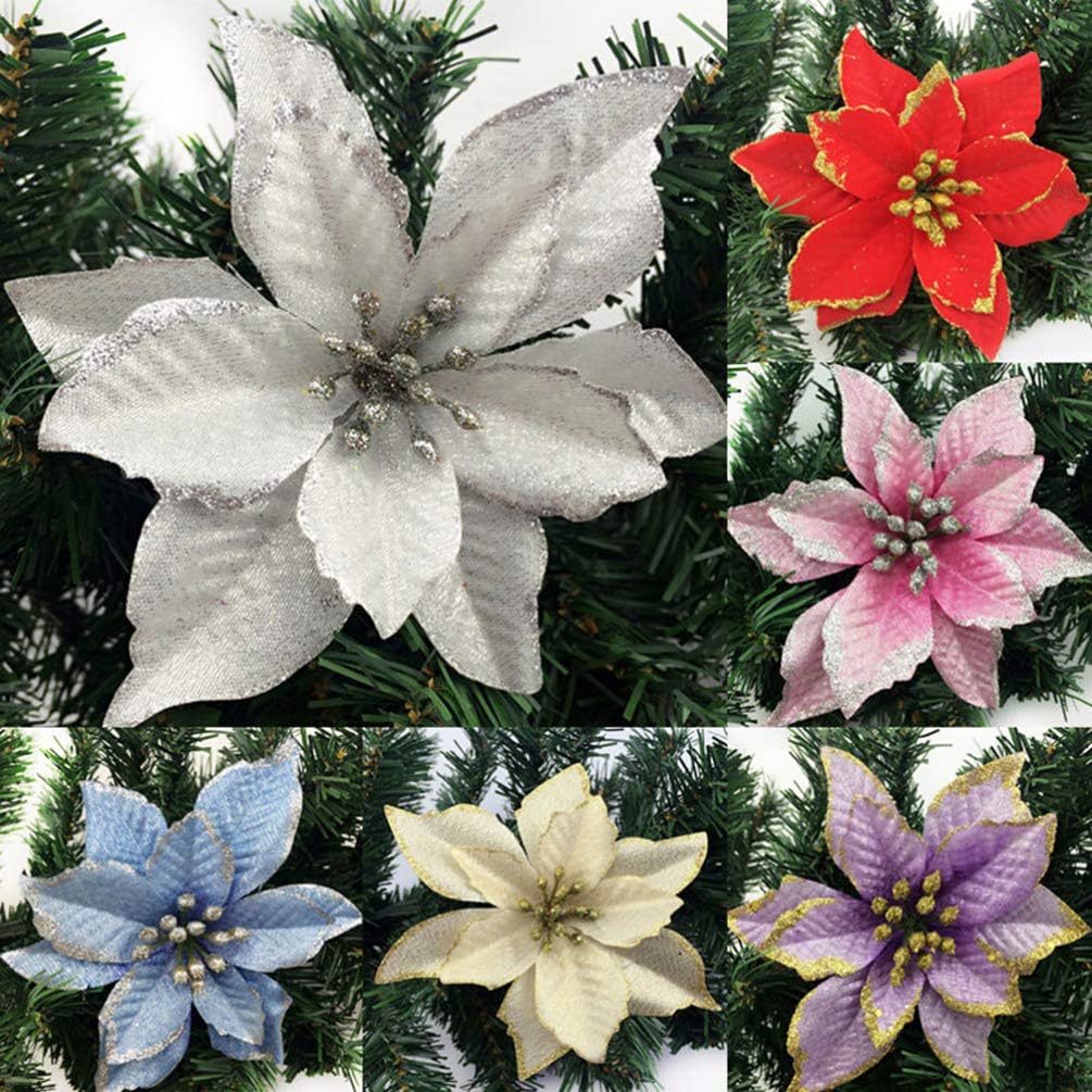Flores Artificiales Brillantes Rosa