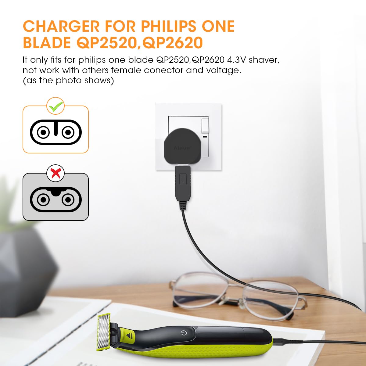 Cargador USB para Philips One Blade
