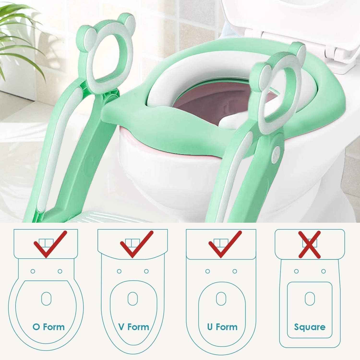 Adaptador WC Niños con Escalera