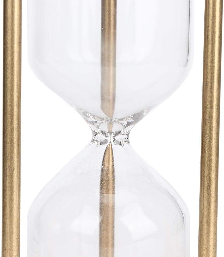 Reloj de arena retro metálico