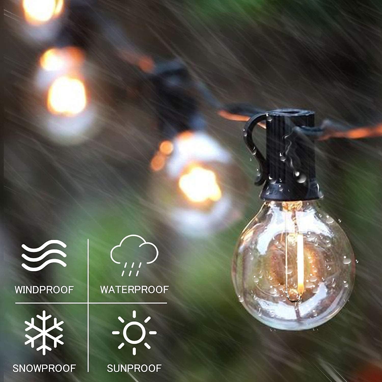 Guirnalda LED Exterior 7,6m G40