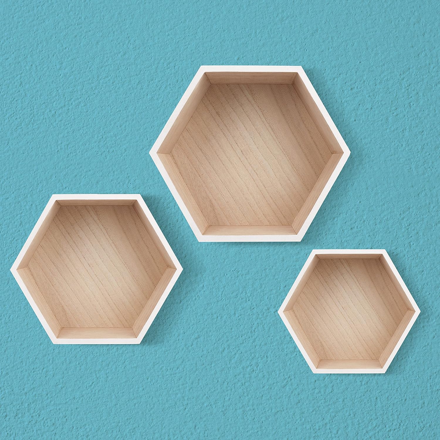 Estanterías Hexagonales Blancas