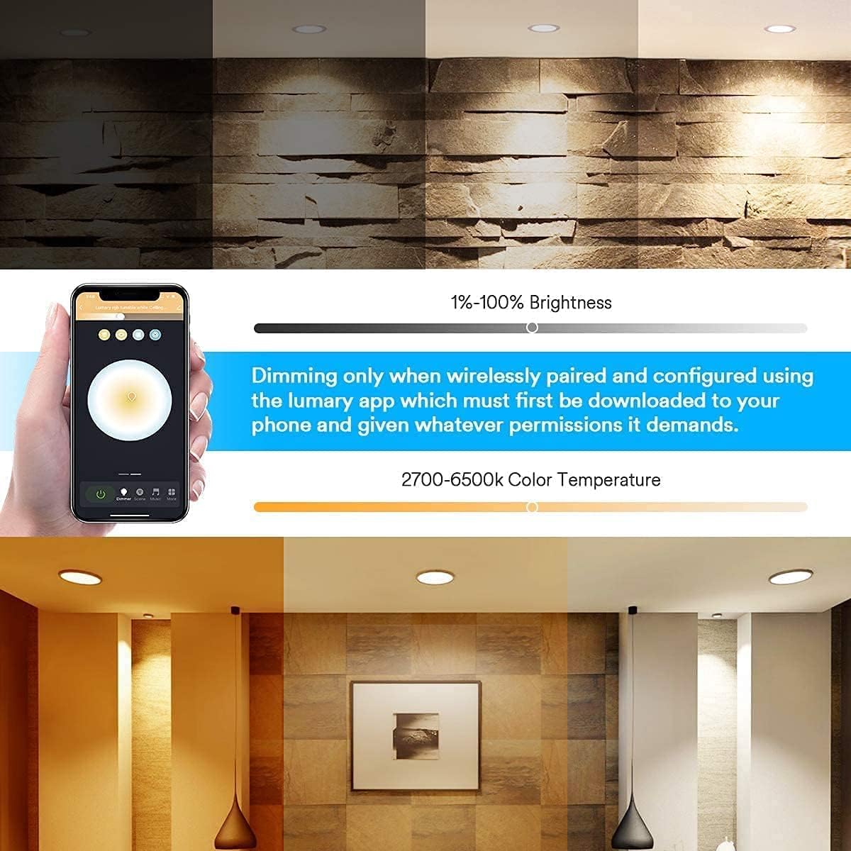 Downlight LED Inteligente 12W
