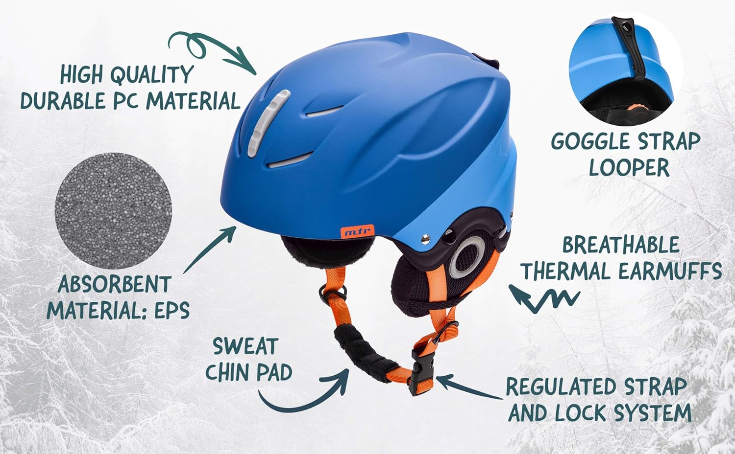 Casco Meteor para Esquí y Snow
