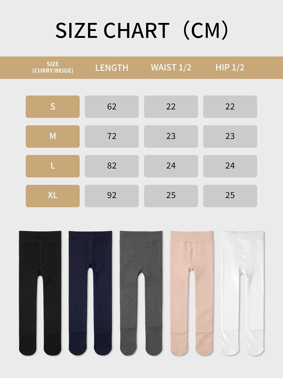 Leggings cálidos para niñas