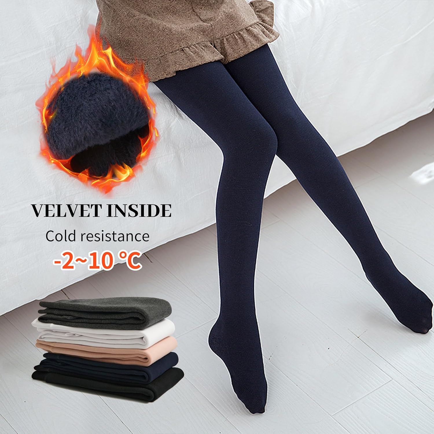 Leggings cálidos para niñas
