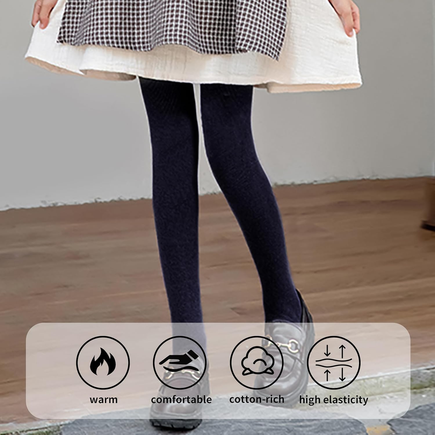 Leggings cálidos para niñas
