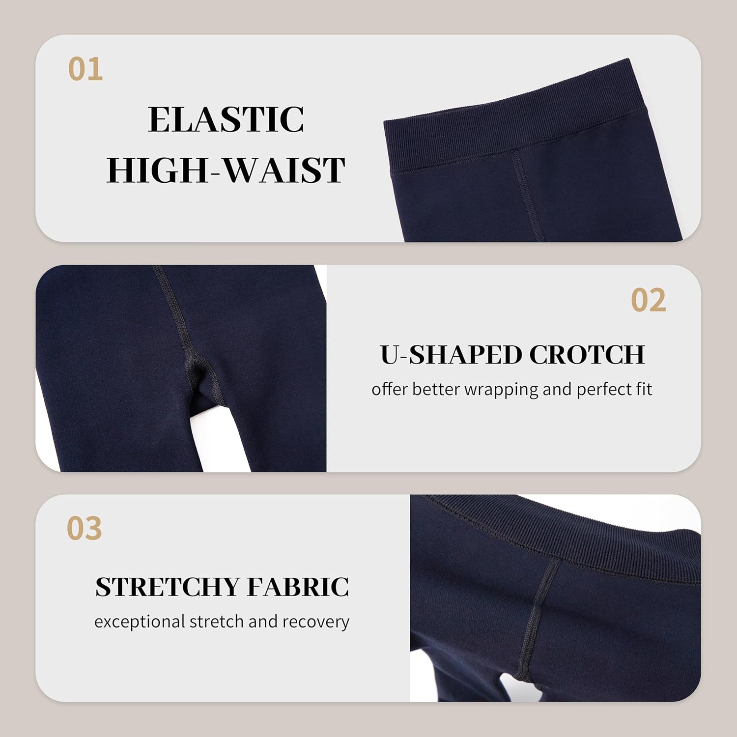 Leggings cálidos para niñas