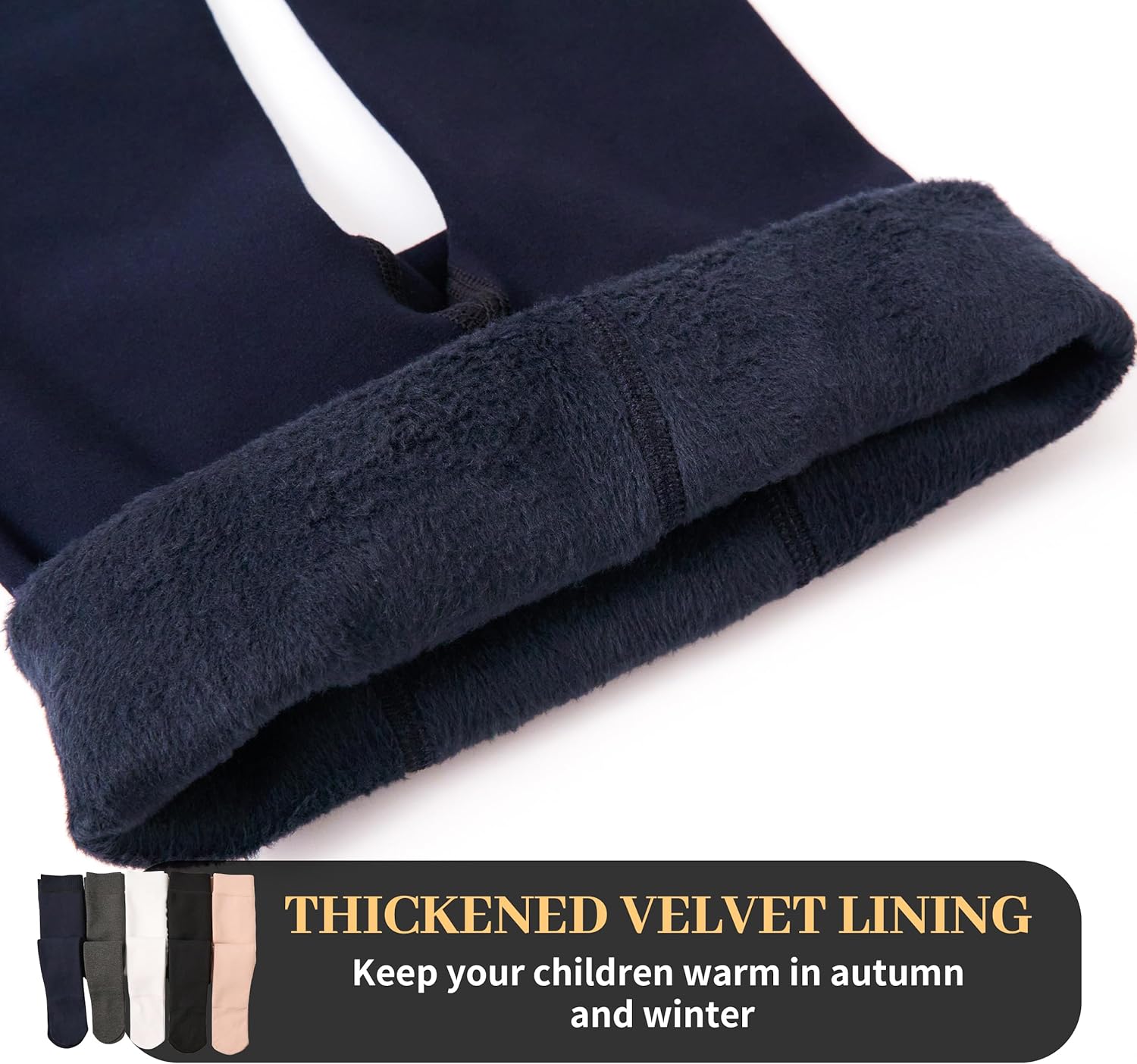 Leggings cálidos para niñas