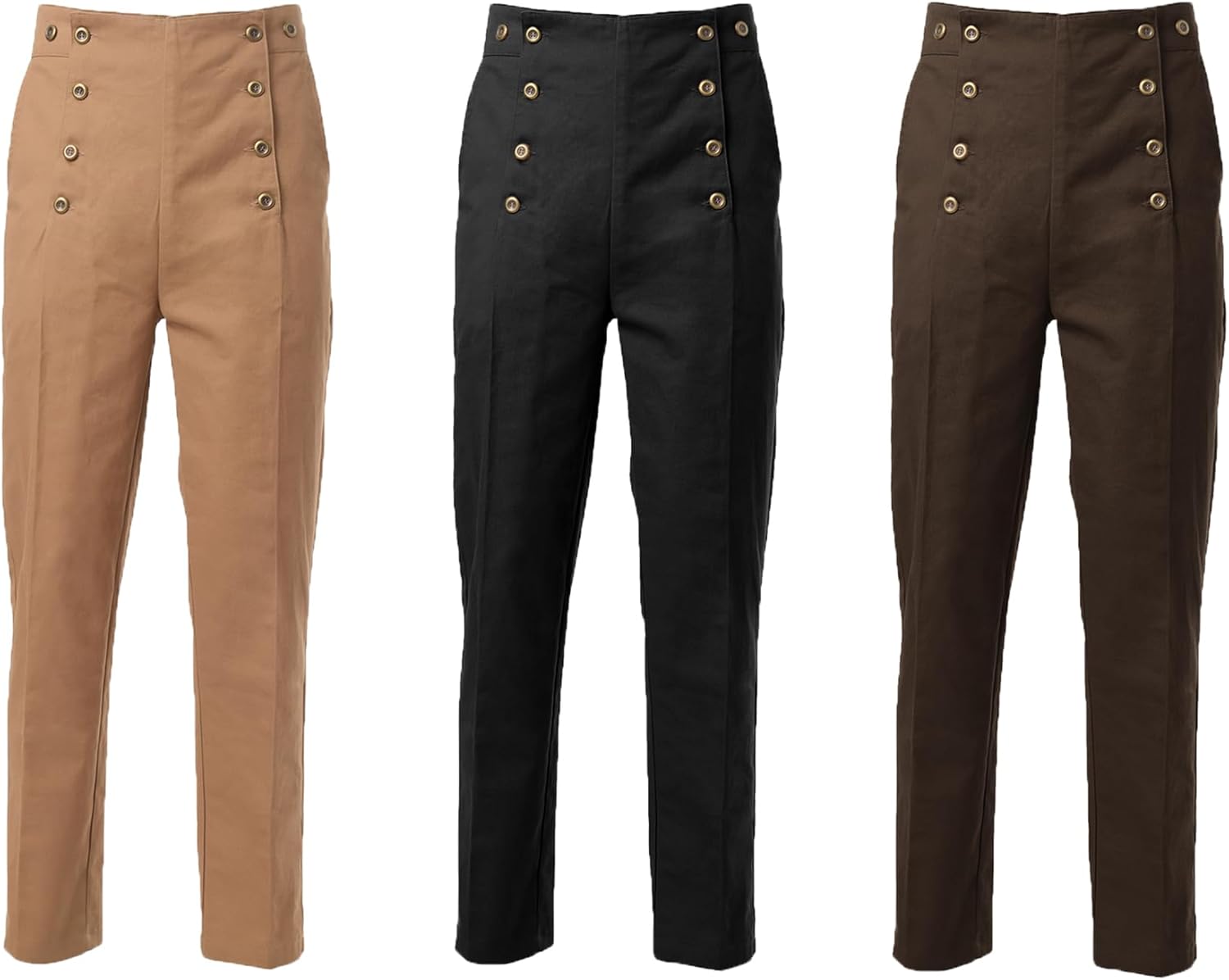 Pantalones Steampunk Vintage Hombre
